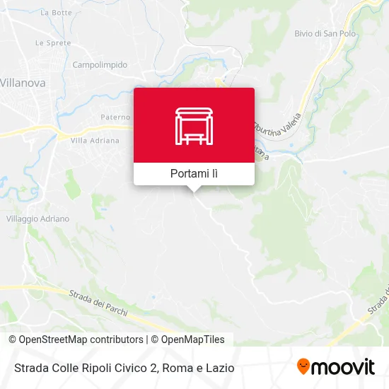 Mappa Strada Colle Ripoli Civico 2
