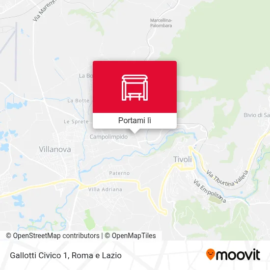Mappa Gallotti Civico 1