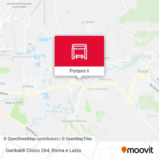 Mappa Garibaldi Civico 264
