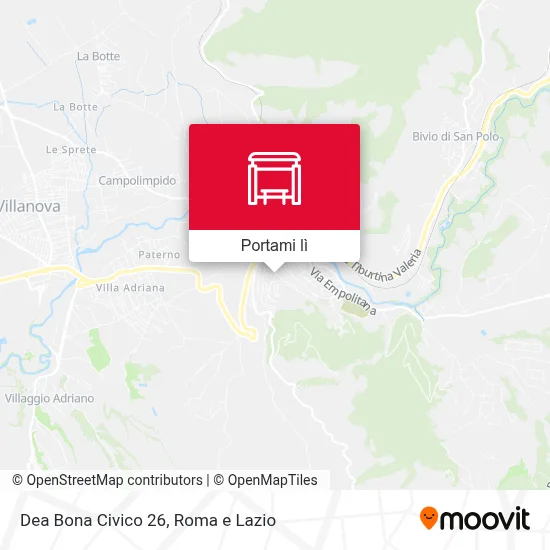 Mappa Dea Bona Civico 26