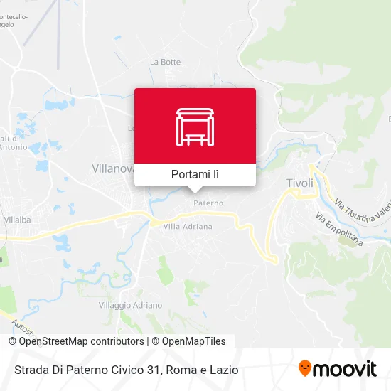 Mappa Strada Di Paterno Civico 31