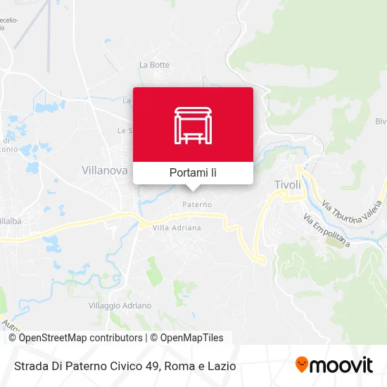 Mappa Strada Di Paterno Civico 49