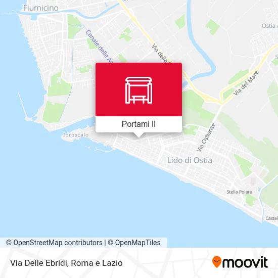 Mappa Via Delle Ebridi