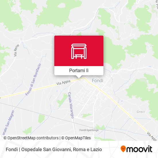 Mappa Fondi | Ospedale San Giovanni