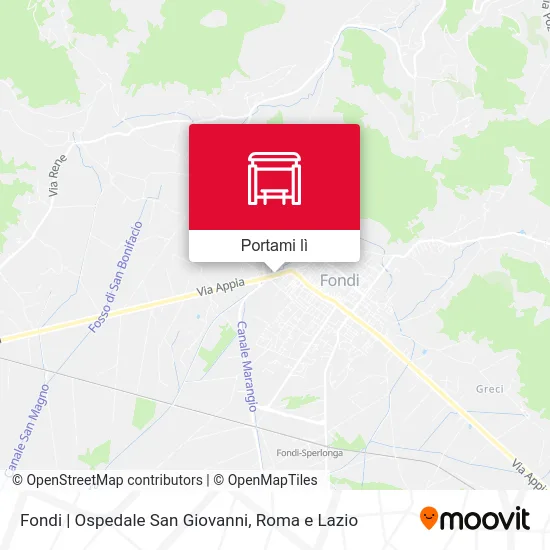 Mappa Fondi | Ospedale San Giovanni