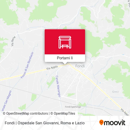 Mappa Fondi | Ospedale San Giovanni
