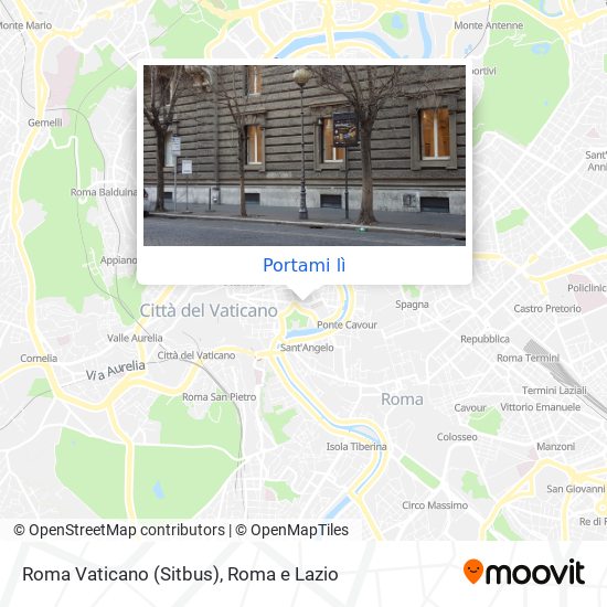 Mappa Roma Vaticano (Sitbus)