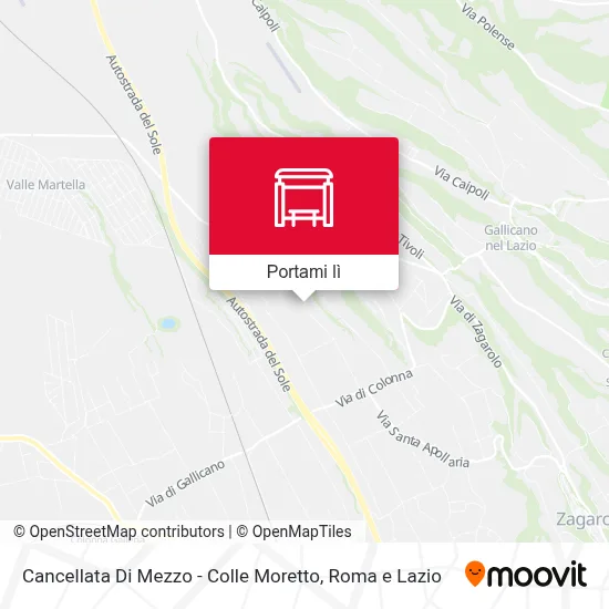 Mappa Cancellata Di Mezzo - Colle Moretto
