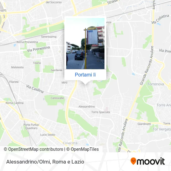 Mappa Alessandrino/Olmi