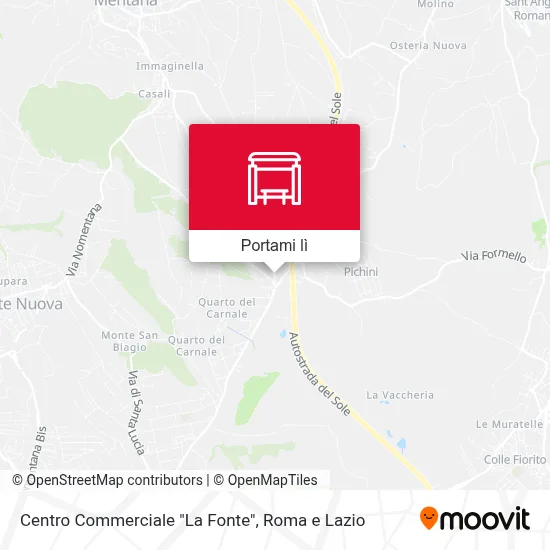 Mappa Centro Commerciale "La Fonte"