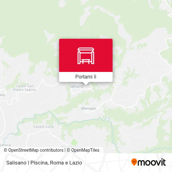 Mappa Salisano | Piscina