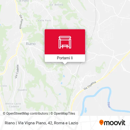Mappa Riano | Via Vigna Piano, 42