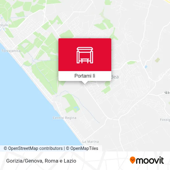 Mappa Gorizia/Genova