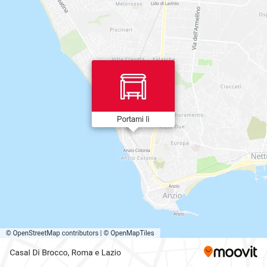 Mappa Casal Di Brocco