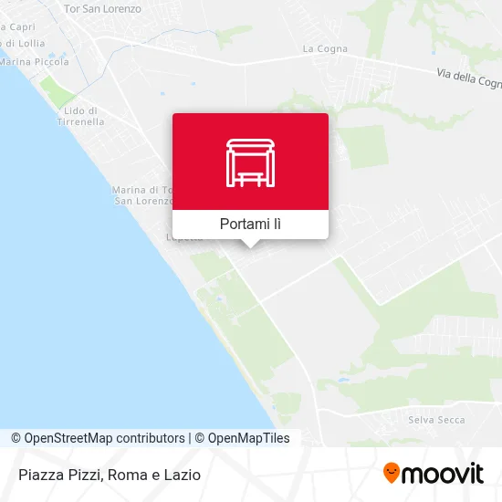 Mappa Piazza Pizzi