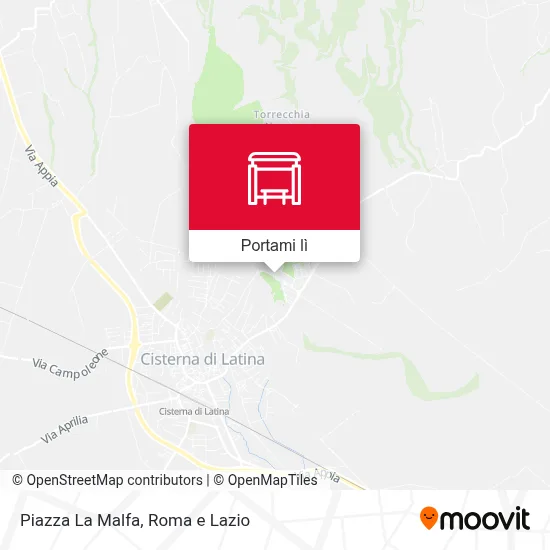 Mappa Piazza La Malfa