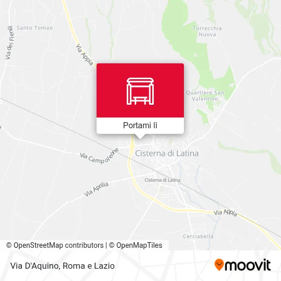 Mappa Via D'Aquino