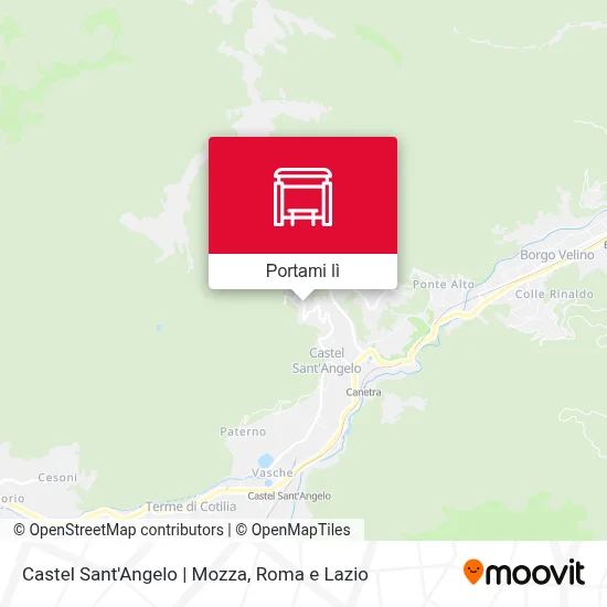 Mappa Castel Sant'Angelo | Mozza