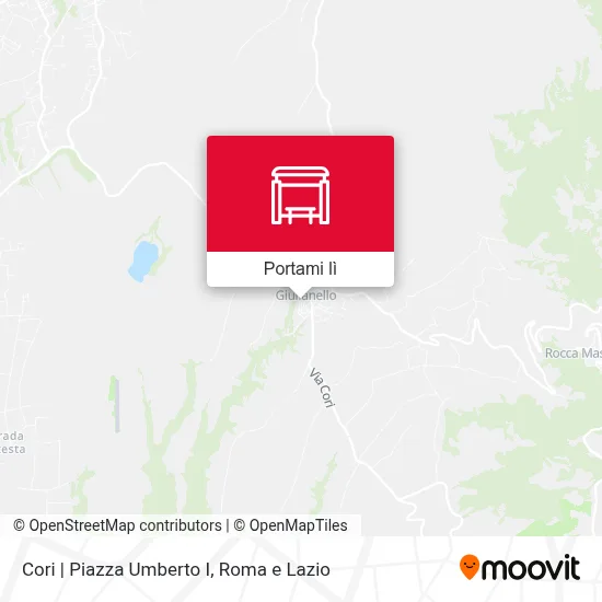 Mappa Cori | Piazza Umberto I