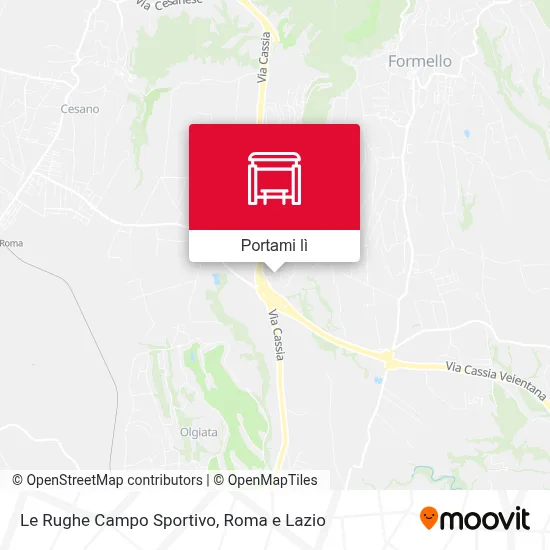 Mappa Le Rughe Campo Sportivo