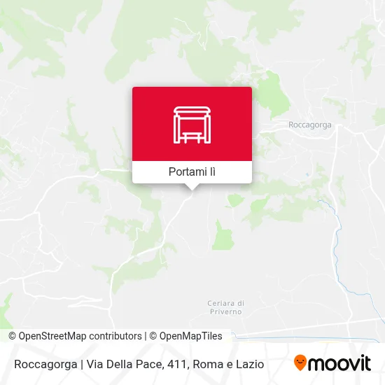 Mappa Roccagorga | Via Della Pace, 411