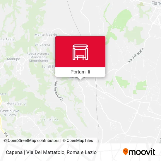 Mappa Capena | Via Del Mattatoio