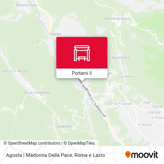 Mappa Agosta | Madonna Della Pace