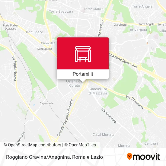 Mappa Roggiano Gravina/Anagnina