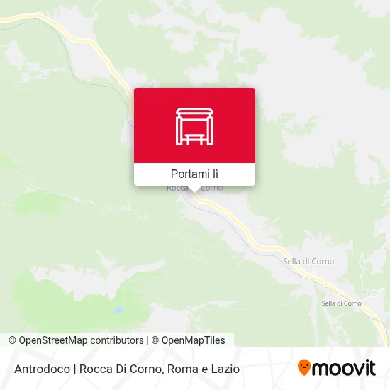 Mappa Antrodoco | Rocca Di Corno