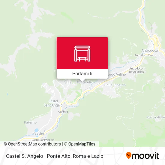 Mappa Castel S. Angelo | Ponte Alto