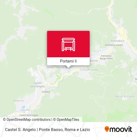 Mappa Castel S. Angelo | Ponte Basso