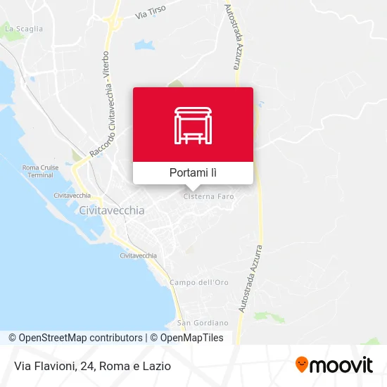 Mappa Via Flavioni, 24