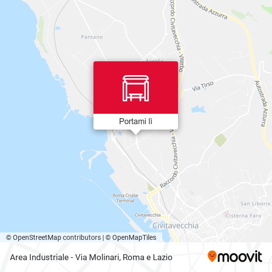 Mappa Area Industriale - Via Molinari