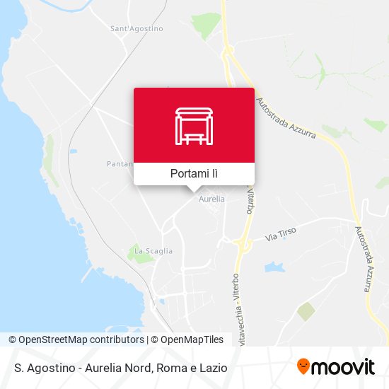 Mappa S. Agostino - Aurelia Nord