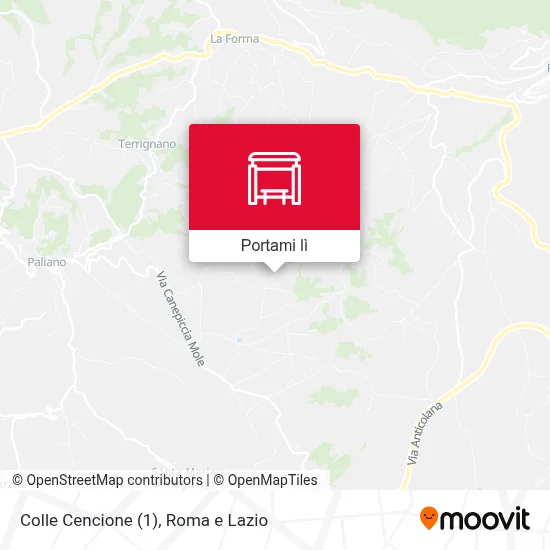 Mappa Colle Cencione (1)