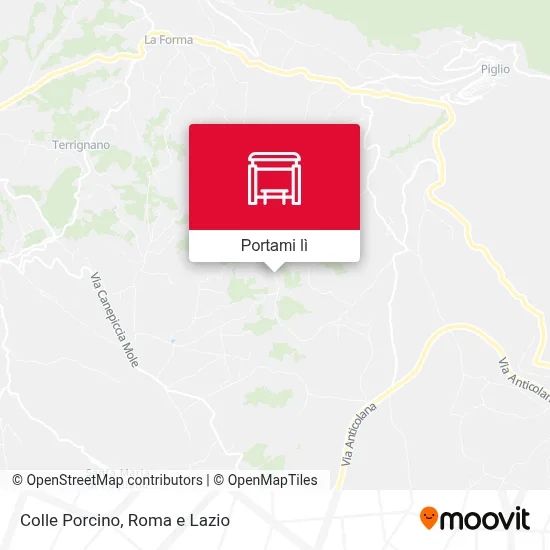 Mappa Colle Porcino