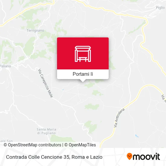 Mappa Contrada Colle Cencione 35
