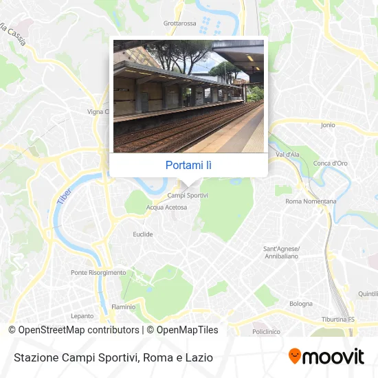 Mappa Stazione Campi Sportivi