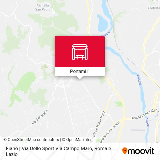 Mappa Fiano | Via Dello Sport Via Campo Maro