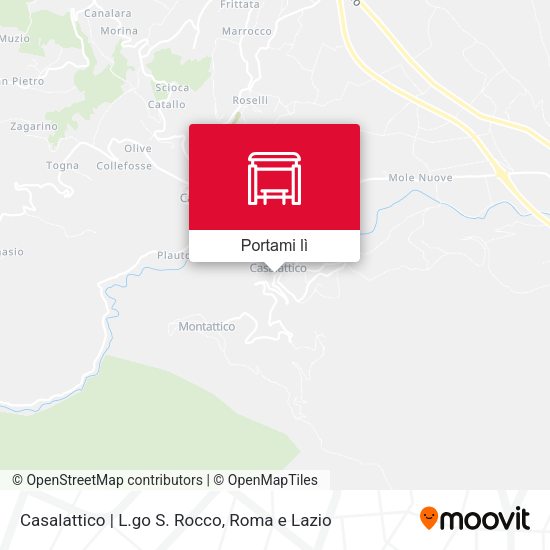 Mappa Casalattico | L.go S. Rocco