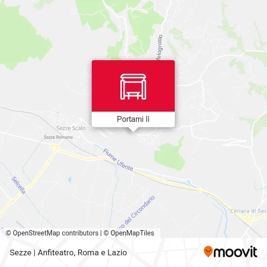 Mappa Sezze | Anfiteatro
