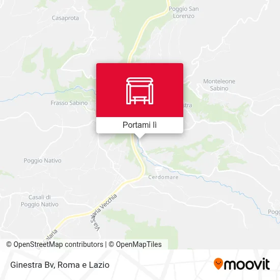 Mappa Ginestra Bv