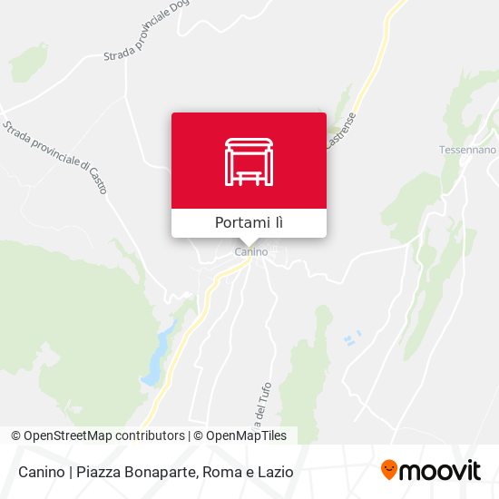 Mappa Canino | Piazza Bonaparte