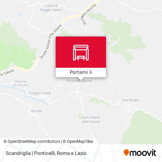 Mappa Scandriglia | Ponticelli