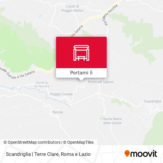 Mappa Scandriglia | Terre Clare