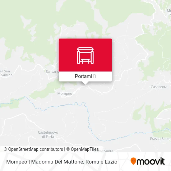 Mappa Mompeo | Madonna Del Mattone