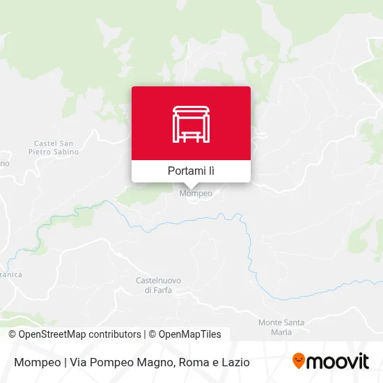 Mappa Mompeo | Via Pompeo Magno