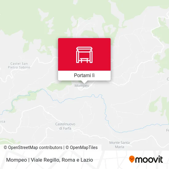 Mappa Mompeo | Viale Regillo