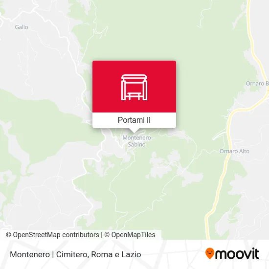 Mappa Montenero | Cimitero