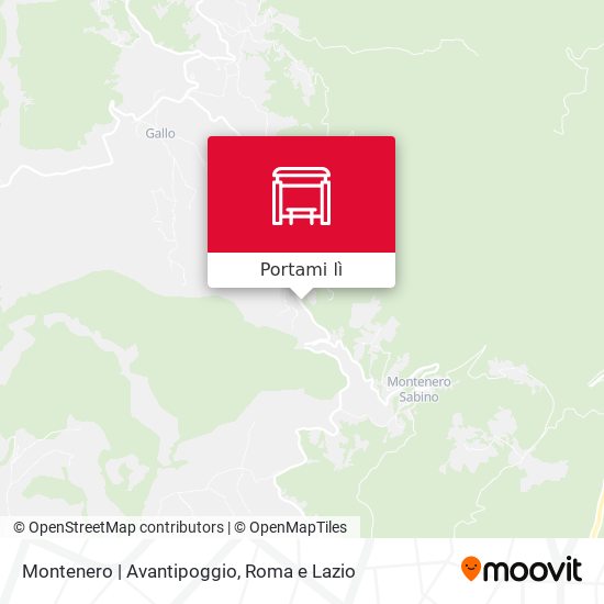 Mappa Montenero | Avantipoggio